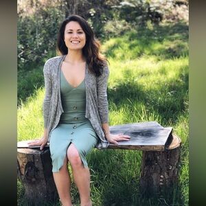 Derek & Heart Green Dress size small